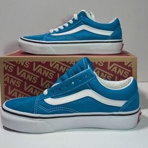 Vans Unisex Old Skool Caribbean Sea/True White